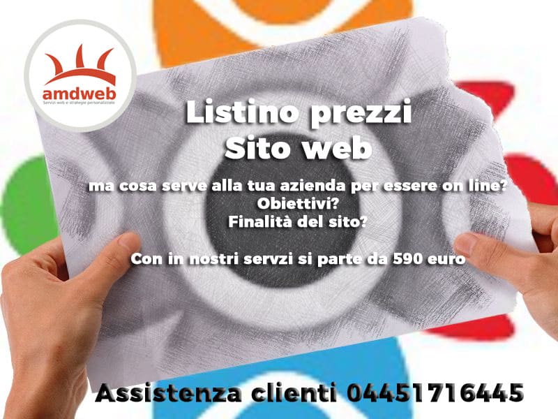 Listino prezzi sito web | 04451716445