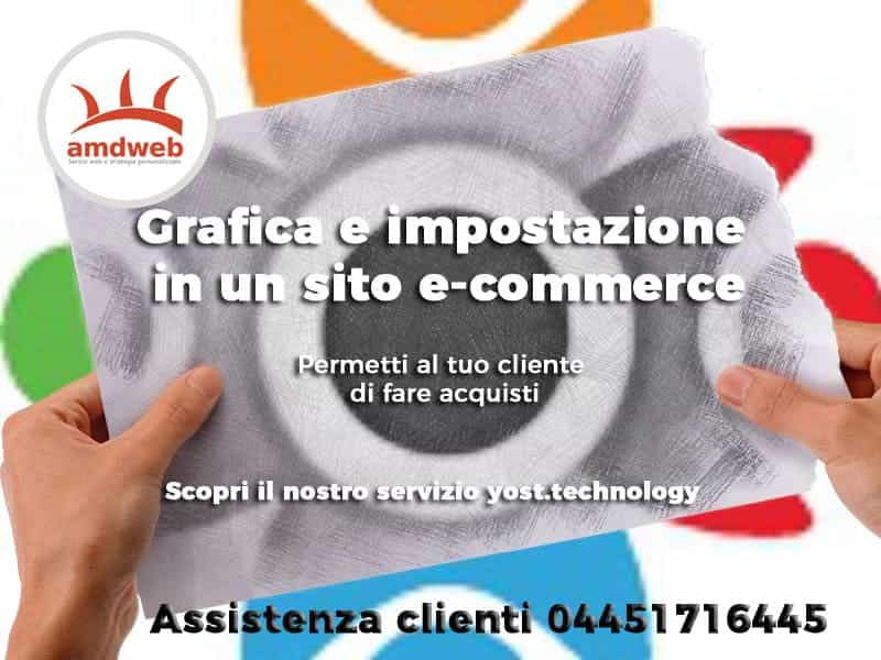 Grafica e impostazione in un sito e-commerce