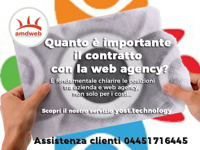 Quanto è importante il contratto con la web agency?