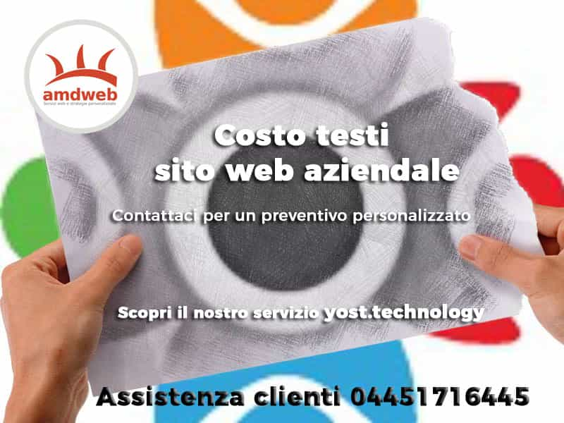 Costo testi sito web aziendale