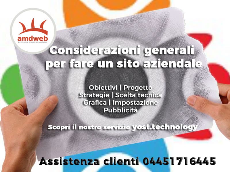 Considerazioni generali per fare un sito