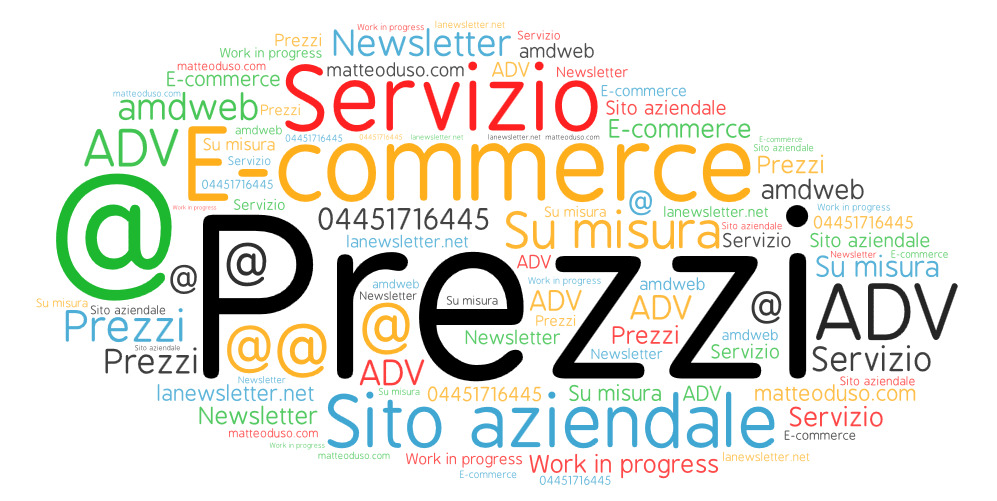 Prezzi servizi web per aziende