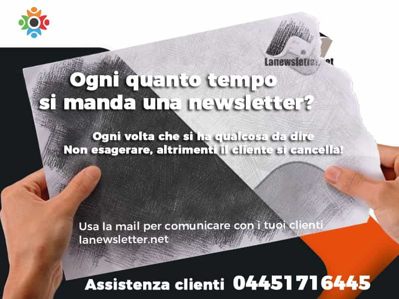 Ogni quanto tempo si manda una newsletter?