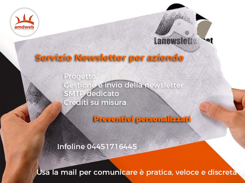 Servizio newsletter per aziende