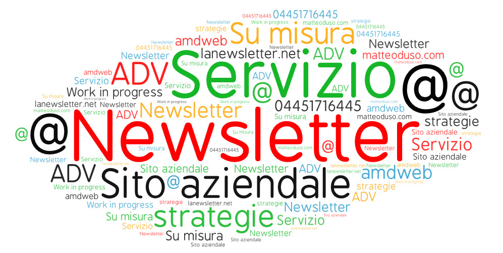 Servizio newsletter su misura