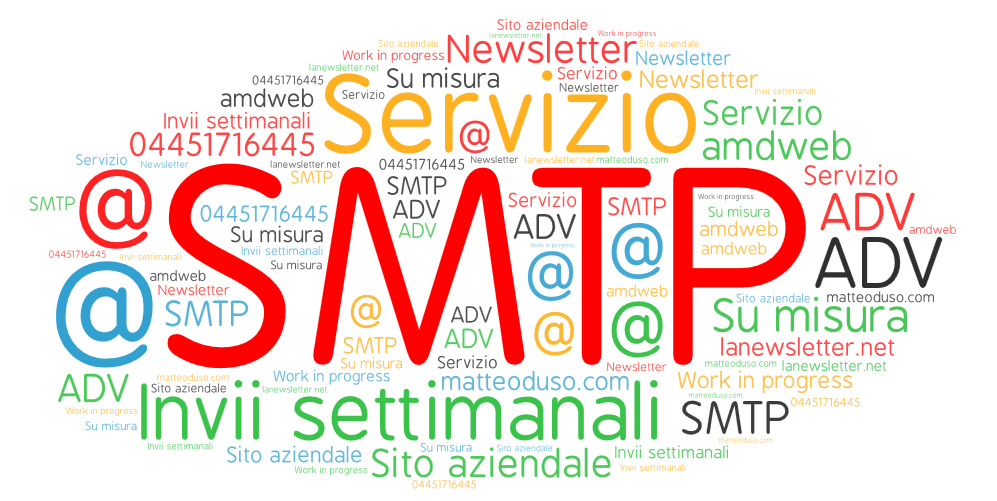 SMTP dedicato per invii settimanali