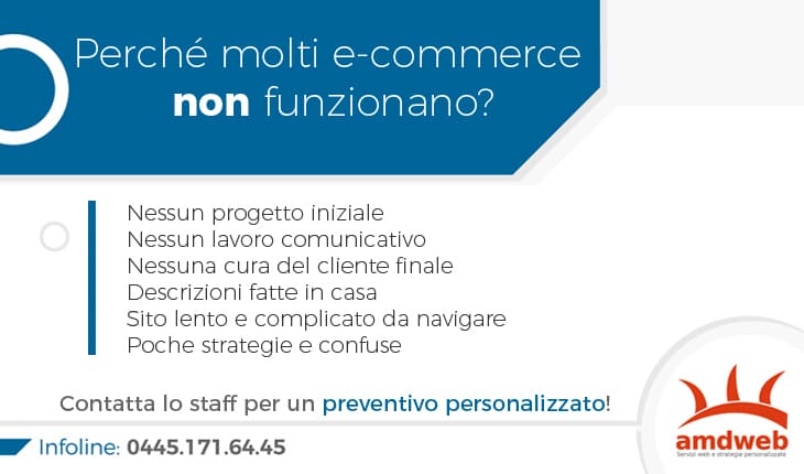 Perché molti e-commerce non funzionano?